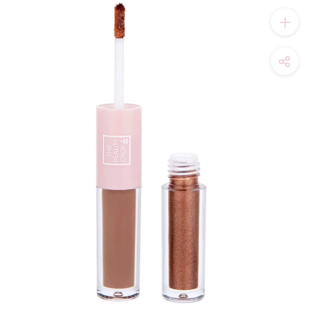 THE BEAUTY CROP LIQUID EYESHADOW DUO GINGER & PROSECCO *NEW*